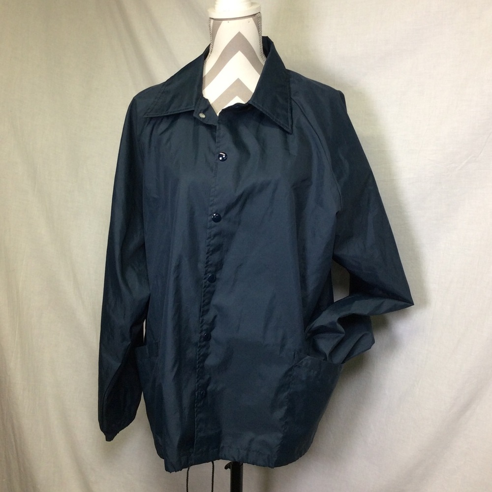 Auburn Sportswear Blue Windbreaker Jacket Unisex